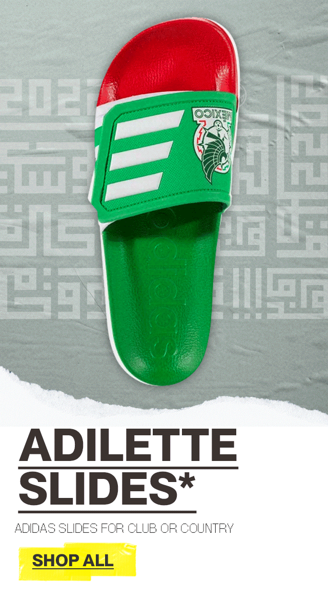 New National Team adidas adilette Slides + More Official adidas Gear